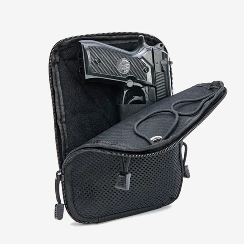 Edc Concealed Carry - Molle 戦術隠し銃ホルスターポーチ EDC マガジンポーチユニバーサル拳銃ピストルキャリーホルスターウエストファニーパック