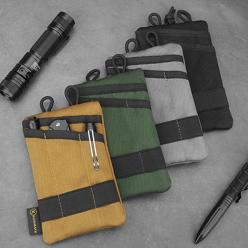 Edc Carry Pouch - ミニ EDC ポーチ多機能アウトドアスポーツキャンプハイキング財布耐摩耗性キャンプハイキング登山用