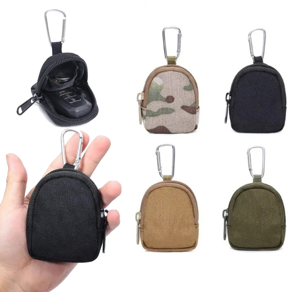 Edc Concealed Carry - 戦術的なEDCポーチキーウォレットホルダー男性用コインパースポーチバッグキーホルダージッパーポケットアウトドアキーバッグ