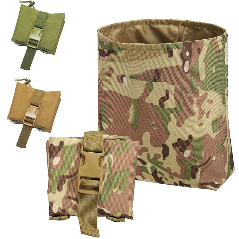 Edc Carry Pouch - 新しいモール式折りたたみ式ダンプドロップマガジンポーチ、アウトドアキャンプハンティングアクセサリー、EDC折りたたみ式リカバリーマグホルスターウエストバッグ