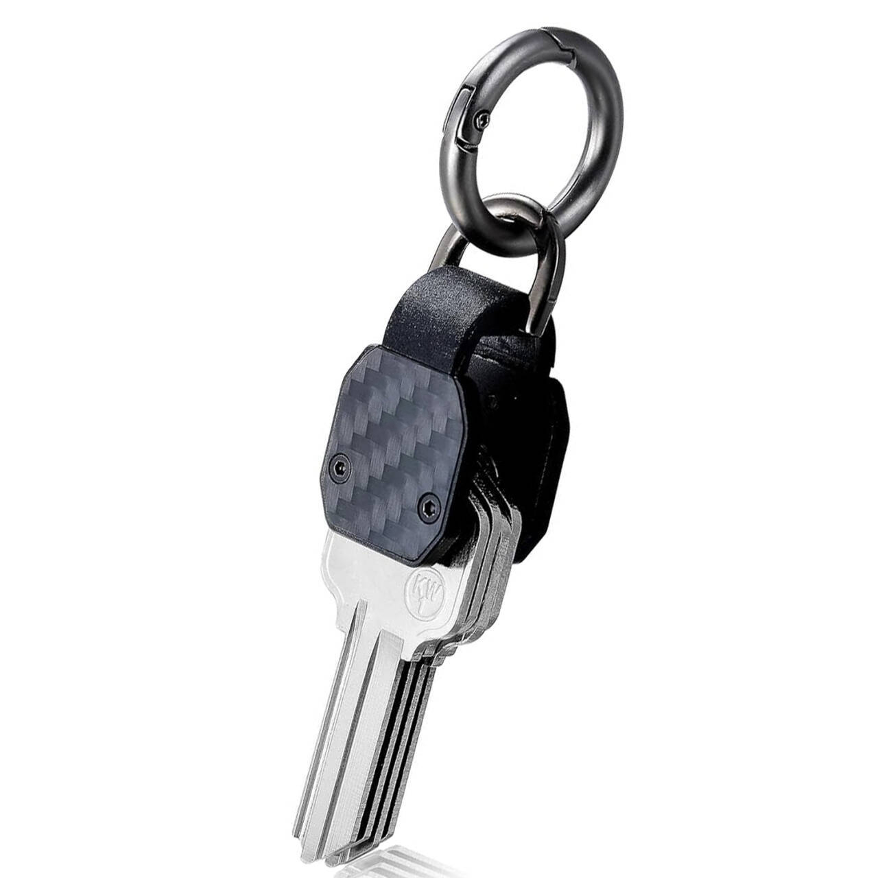 Edc Concealed Carry - EDC ミニキーオーガナイザーキーホルダーホルダー車のキーフォブキーホルダーアルミ合金キーホルダーカーボンファイバーキーケース