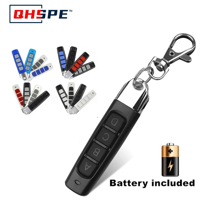 Bottle Opener Keyring - 高互換性433MHZ自動4チャンネルコピー式リモコンガレージドアオープナーカーキーデュプリケーターユニバーサルコードクローナーリモコン