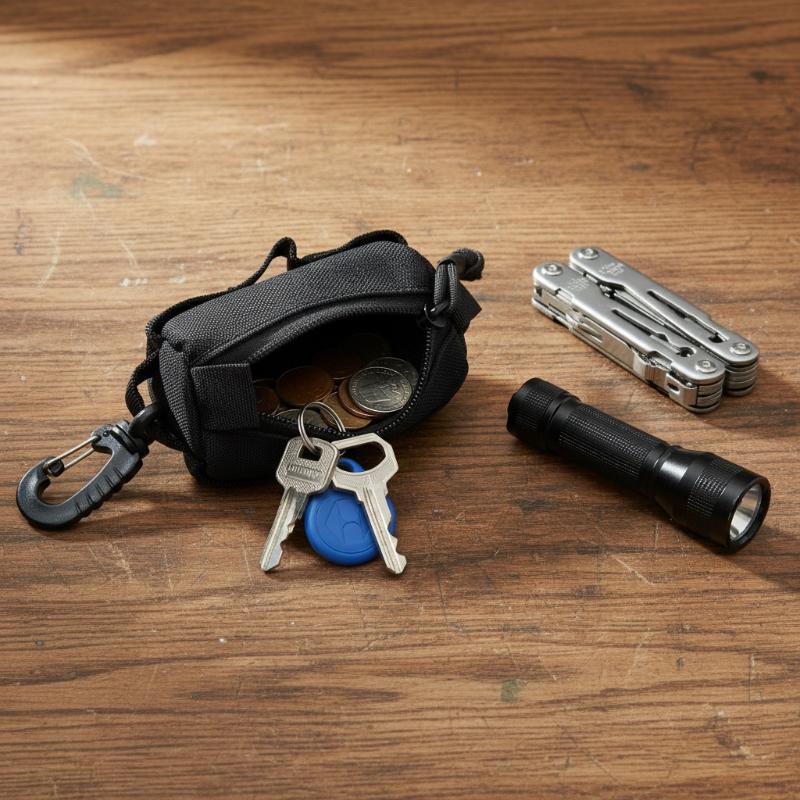 アウトドア EDC ポーチ、ジッパーキーカードホルダー、小さ - Edc Carry Pouch のレビューと価格
