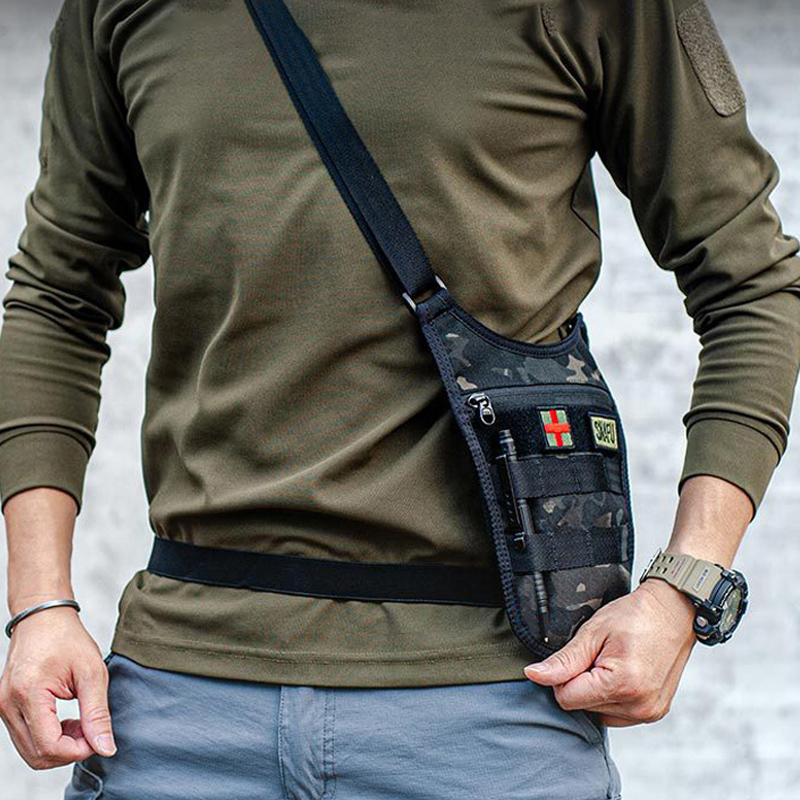脇の下の戦術的なショルダーバッグ財布エージェント男性隠しモー - Edc Concealed Carry のレビューと価格