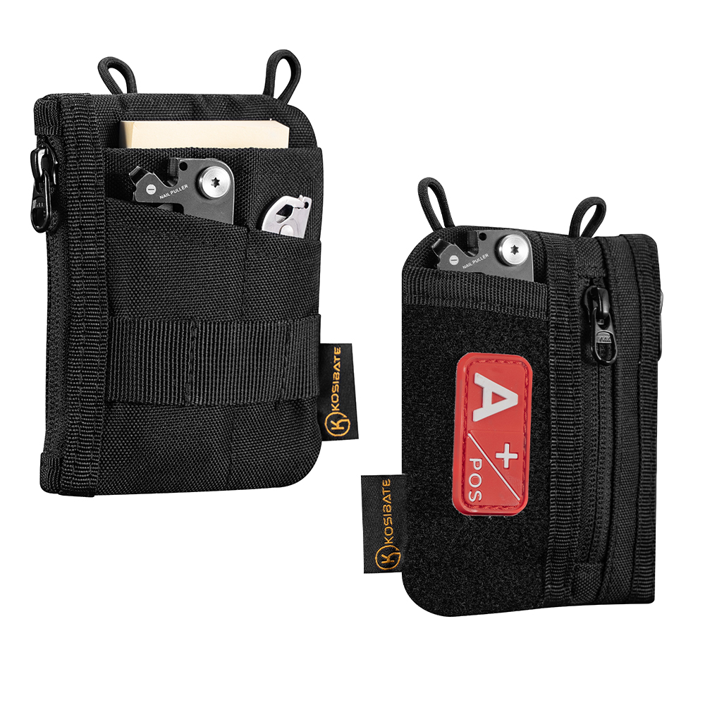 EDCオーガナイザーポーチ、DIYパッチエリア付き、日常持ち - Edc Gear Every Day Carry のレビューと価格