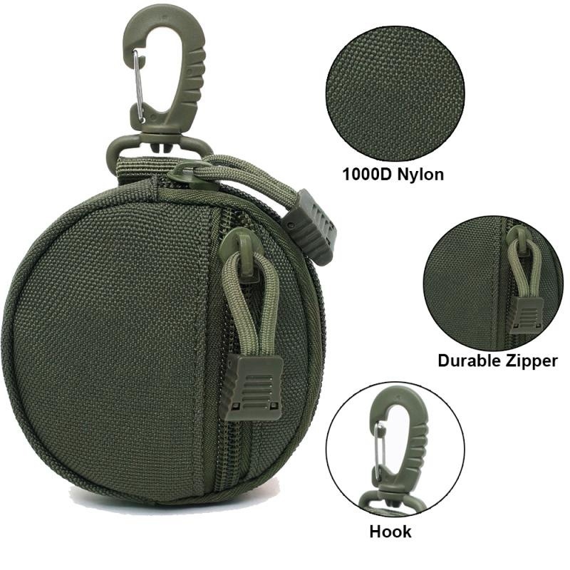 多機能アウトドアウエストバッグ、タクティカルナイロンミニキー - Edc Carry Pouch のレビューと価格