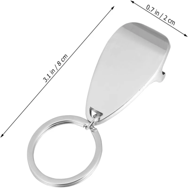無料パーソナライズされた金属栓抜きキーホルダービールオープナ - Bottle Opener Keyring のレビューと価格