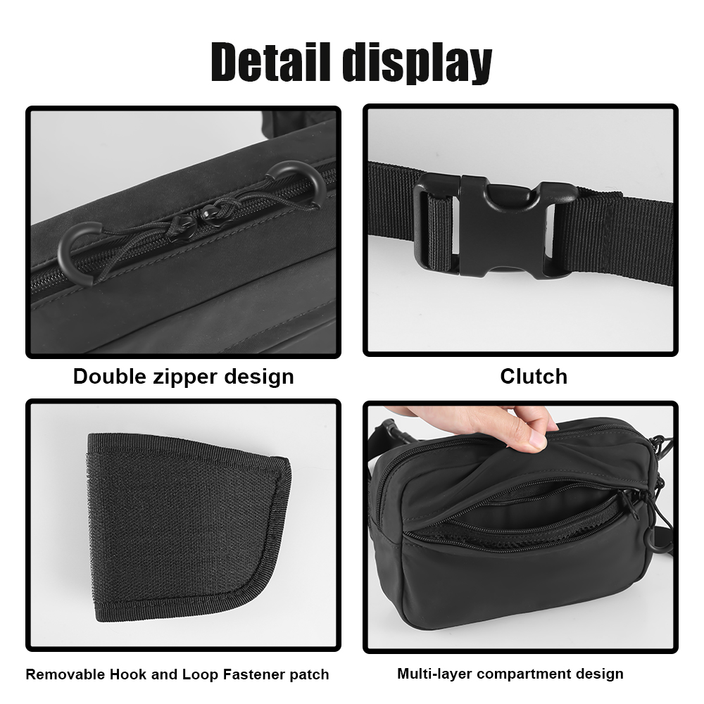 隠しキャリーウエストバッグ戦術的なファニーパックホルスターピ - Edc Pistol Carry Bag のレビューと価格