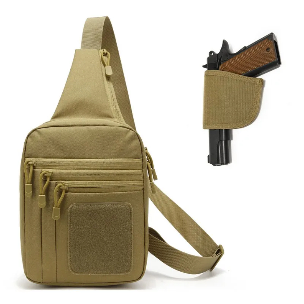 新しい戦術的なチェストバッグピストルホルスター隠し銃キャリー - Edc Pistol Carry Bag のレビューと価格