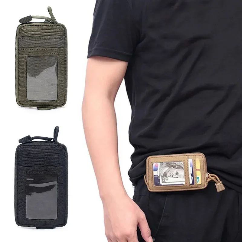 戦術的な EDC ポーチ屋外キー財布財布小銭入れカードスロッ - Edc Carry Pouch のレビューと価格