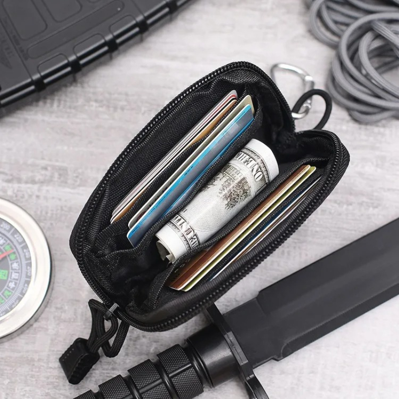 戦術的な EDC ポーチ屋外キー財布財布小銭入れカードスロッ - Edc Carry Pouch のレビューと価格