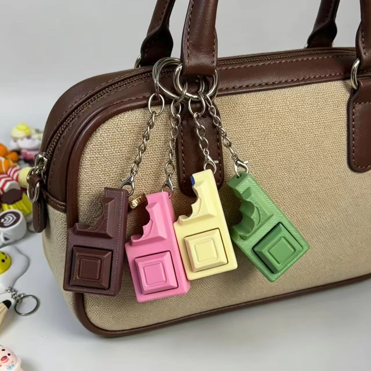 3Dシミュレーションチョコレートキーボード型フィジェットキー - Edc Deep Carry のレビューと価格