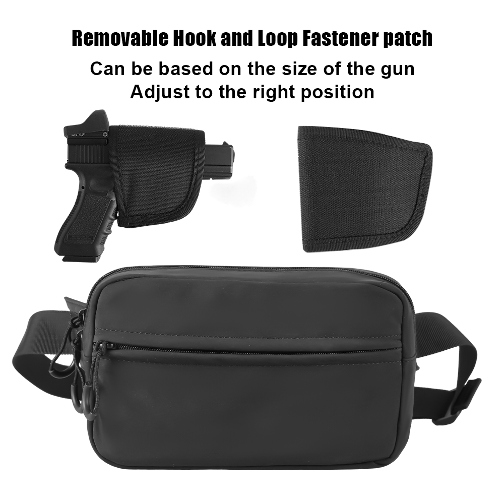 タクティカルクロスボディバッグ ピストルウエストパック 隠し - Edc Pistol Carry Bag のレビューと価格
