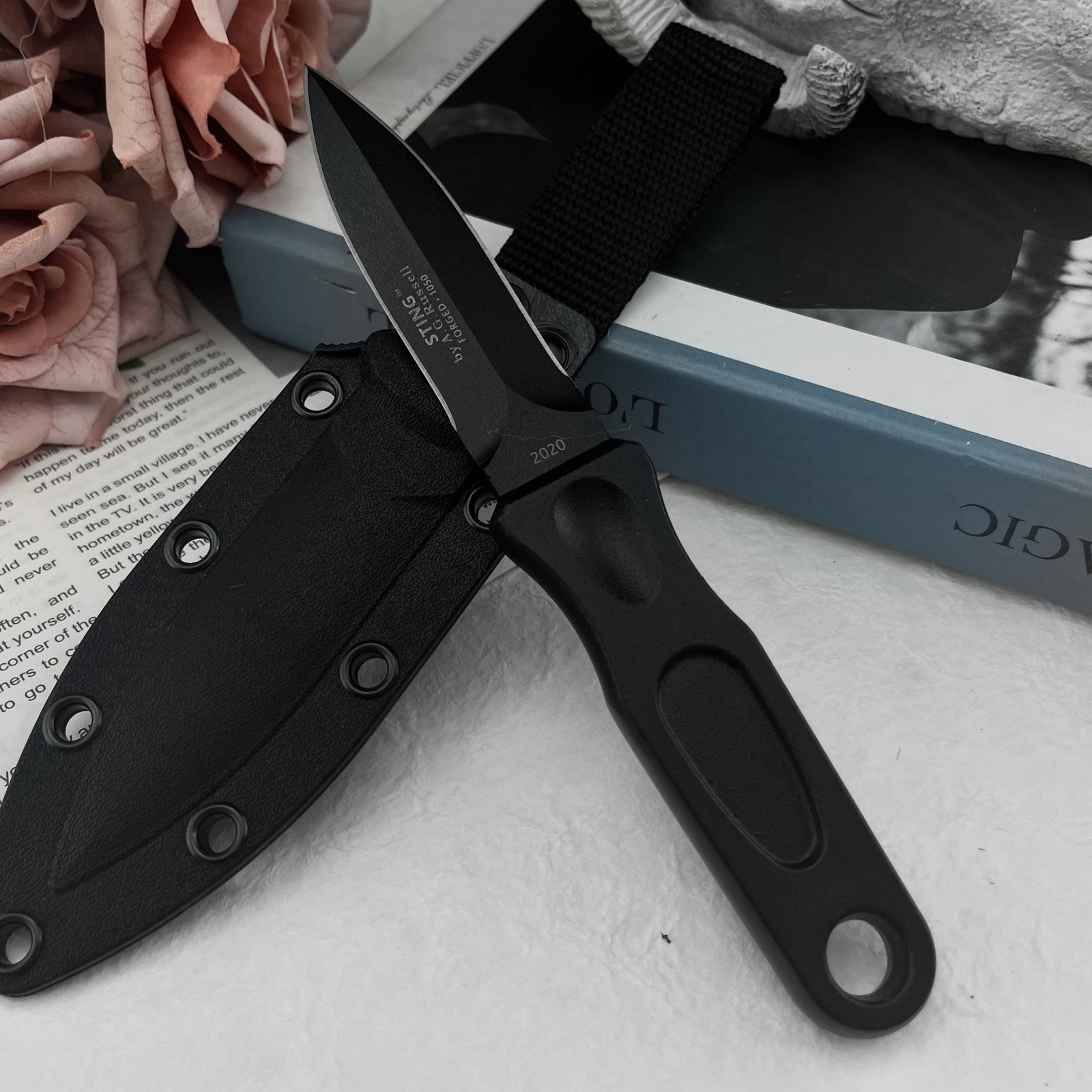 多機能固定刃ナイフ 8Cr13MoV鋼 アウトドアキャンプ用 - Edc Gear Every Day Carry のレビューと価格