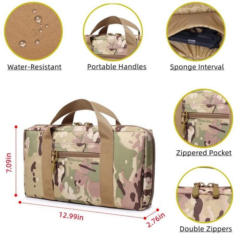 屋外用ガンキャリーバッグ EDCツールポーチ ハンティングア - Edc Pistol Carry Bag のレビューと価格