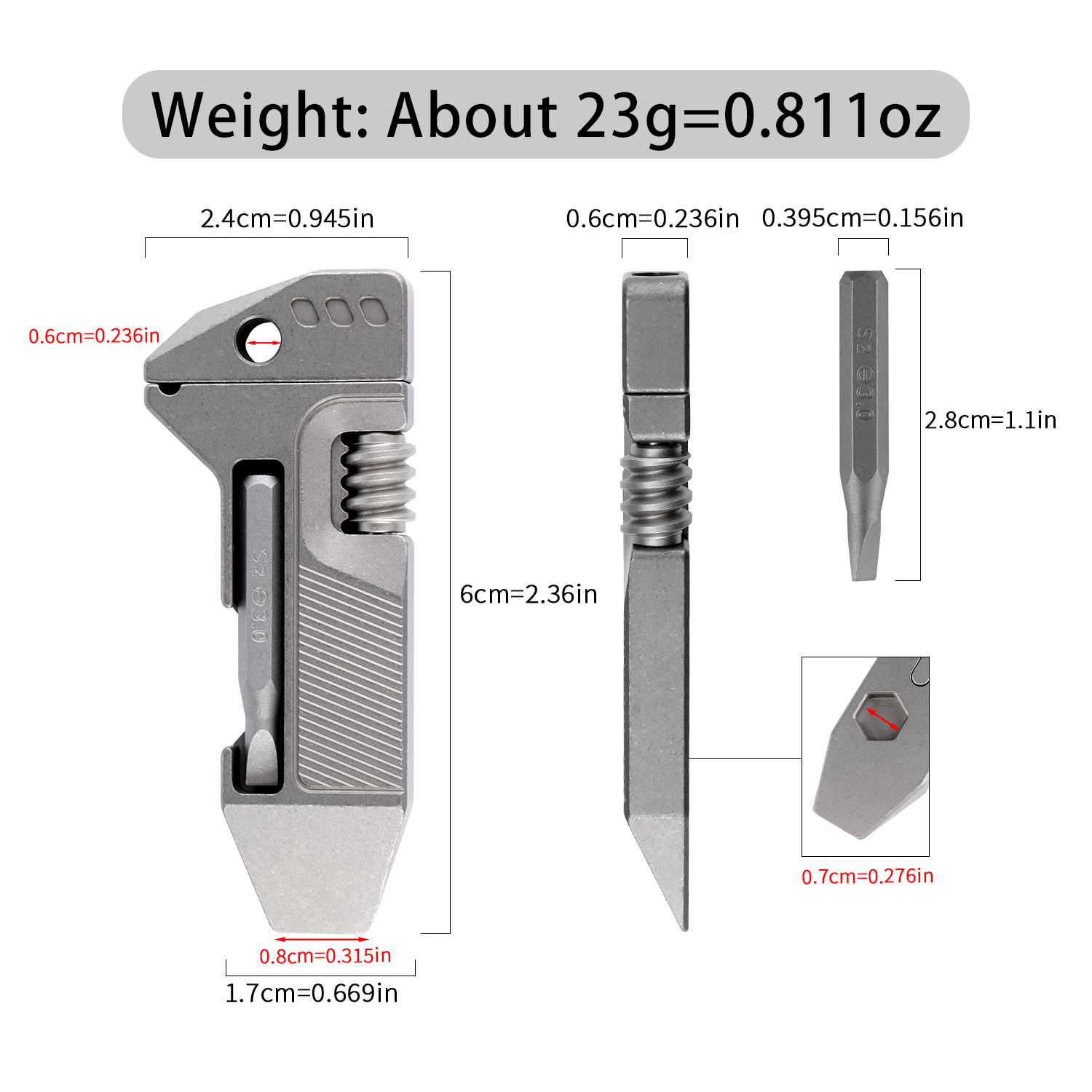 チタン合金製ミニEDC多機能ポケットツール携帯用アウトドアサ - Edc Gear Every Day Carry のレビューと価格