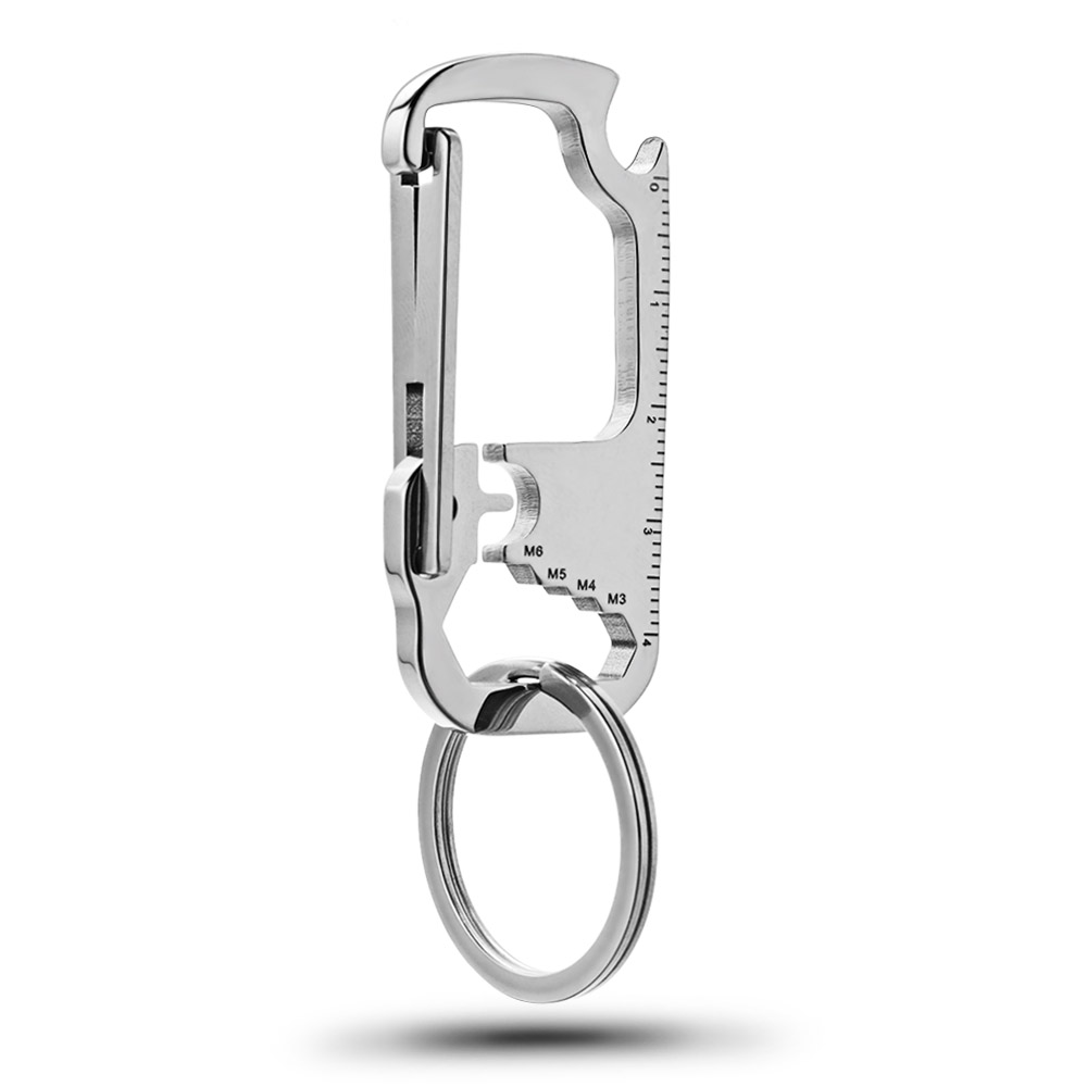 キーホルダー,ステンレス鋼,多機能,キーチェーンk421 - Bottle Opener Keyring のレビューと価格
